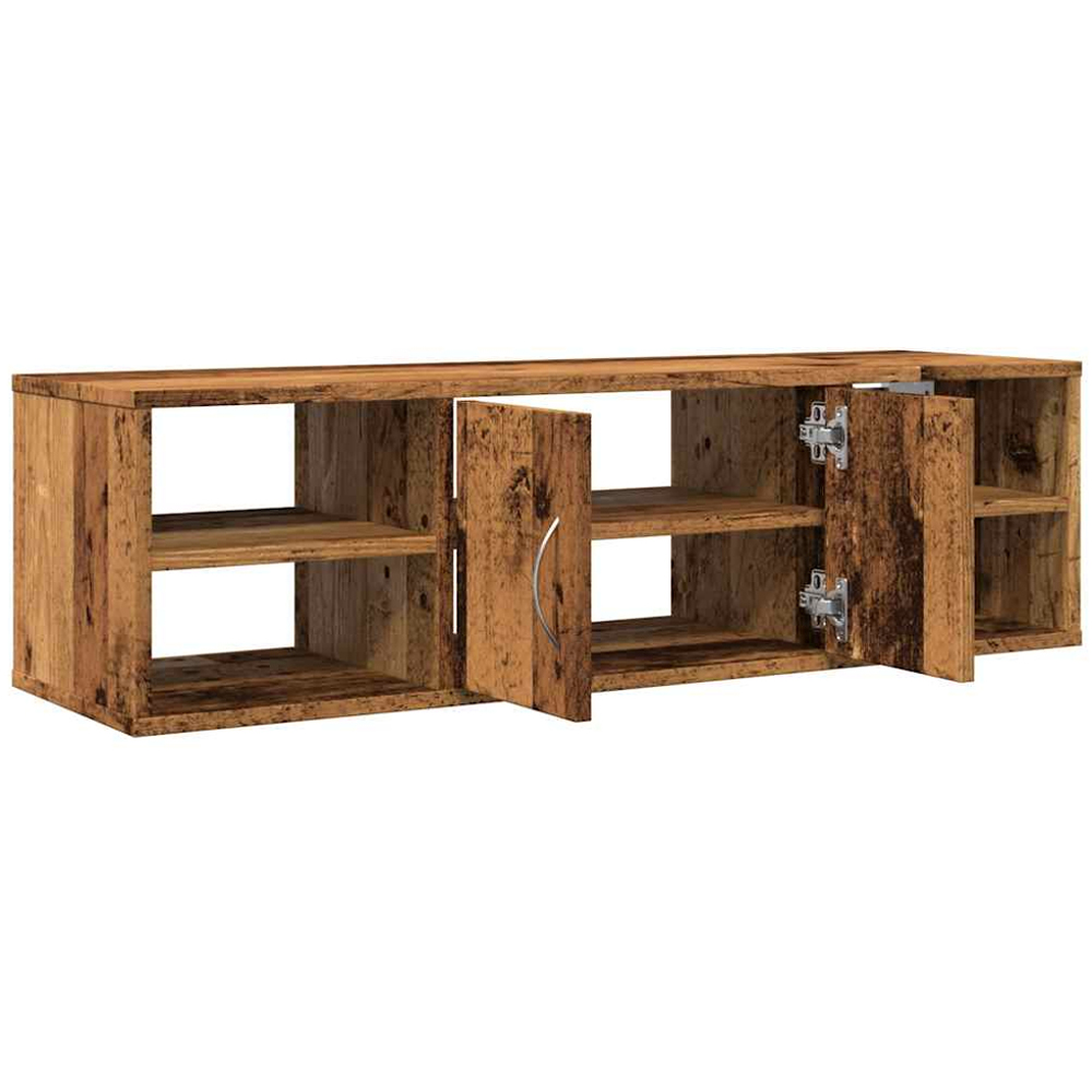 vidaXL 2 Door 4 Shelf Old Wood Wall Cabinet Image 6