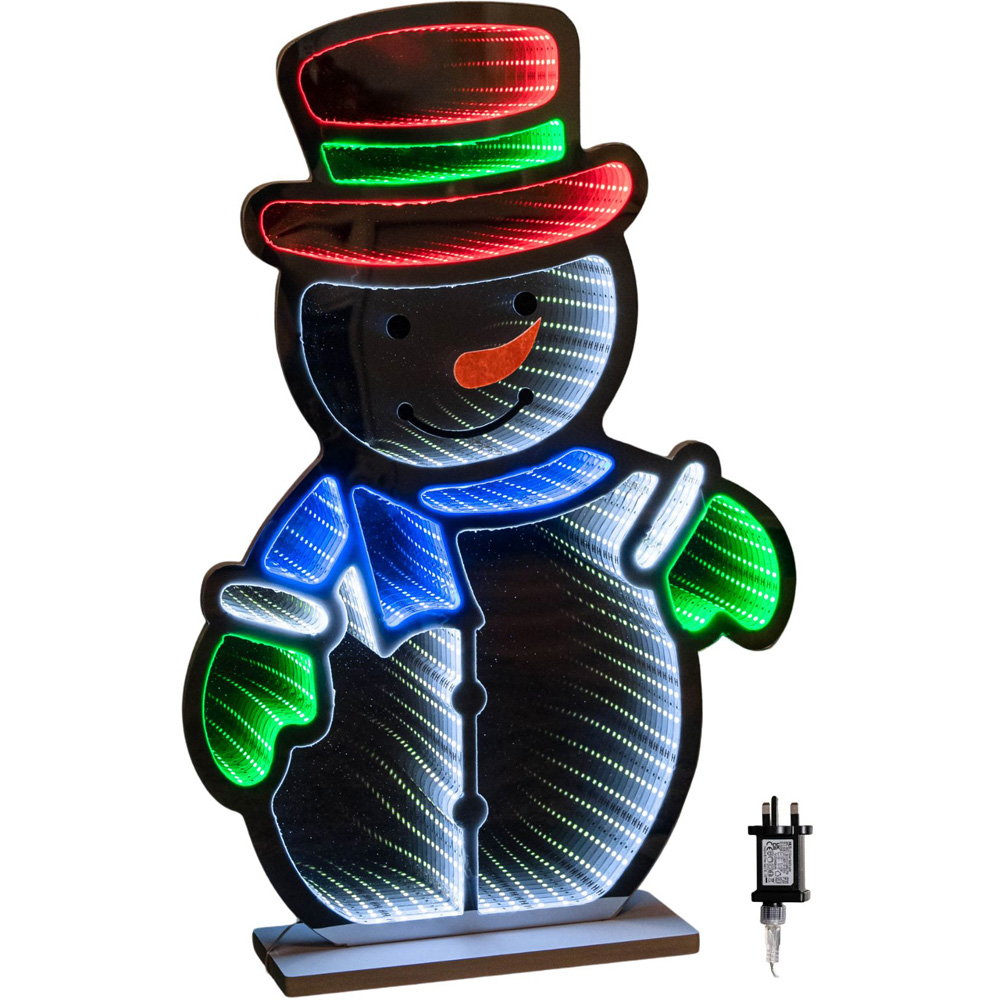 Samuel Alexander Light Up Snowman Infinity Christmas Decoration 60cm Image 2