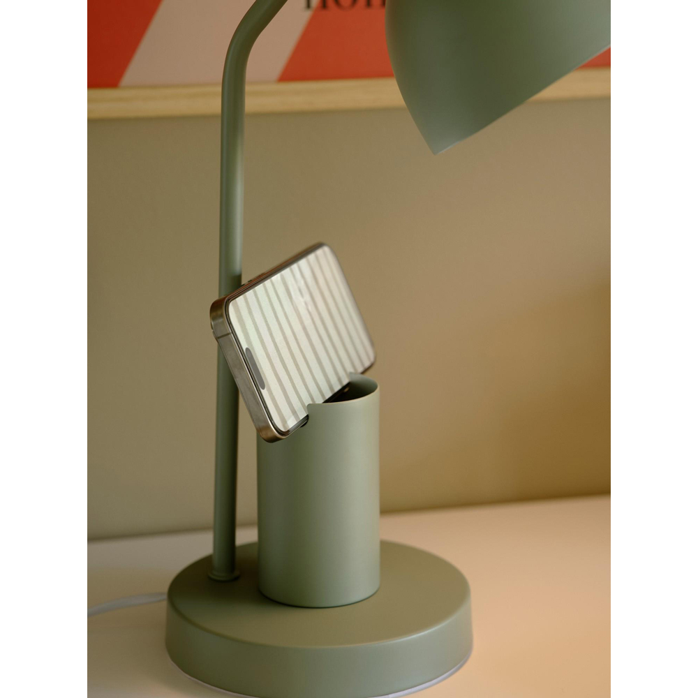 Nordlux Devone E27 Dusty Green Table Lamp Image 8