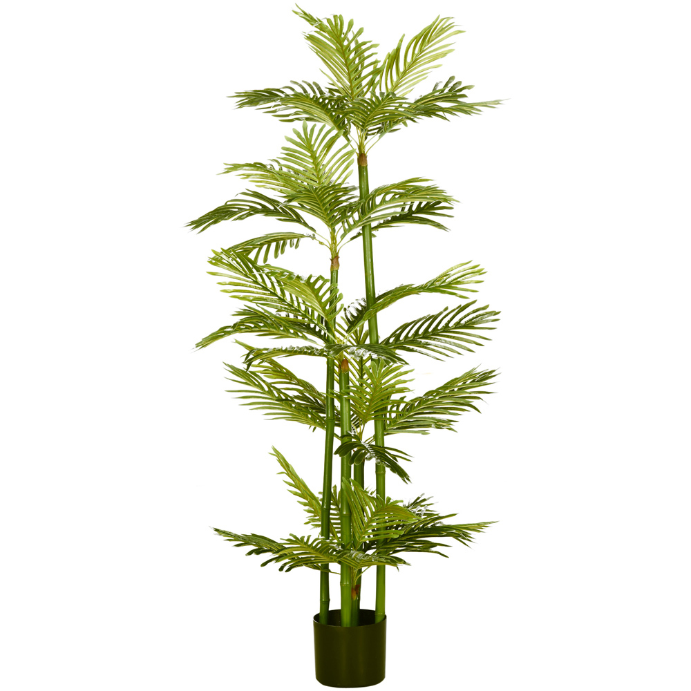 Portland Palm Tree Artificial Plant In Pot 4.6ft Image 1