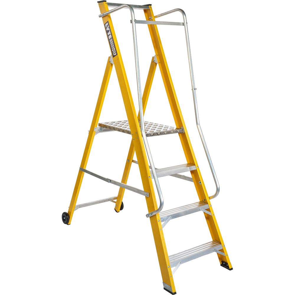 Lyte Ladders and Towers MagnaStep 4 Tread Glassfibre Widesteps Ladder Image 1