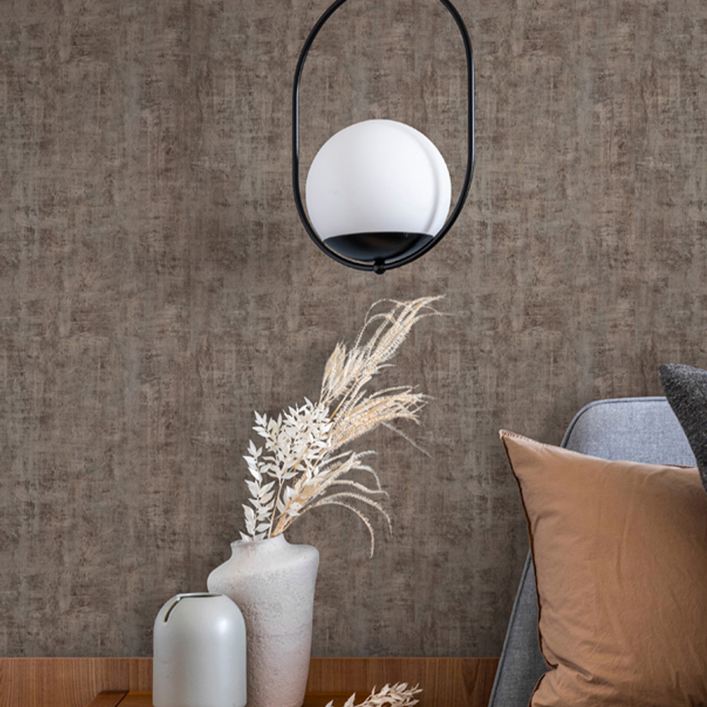 Galerie Industrial Effects Plum Grey Wallpaper Image 3