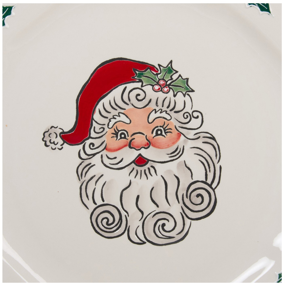 Jolly Santa Plate Image 4