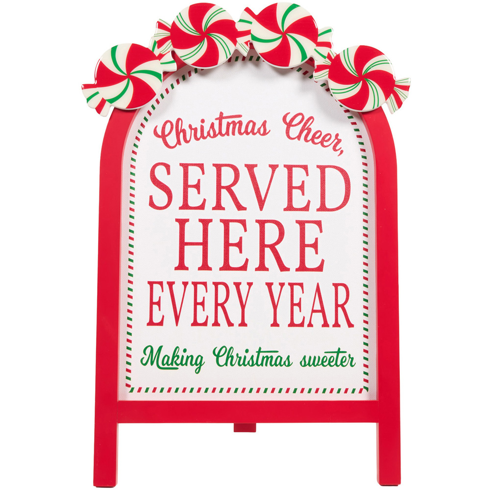 Candy Cane Christmas Sign Image 2