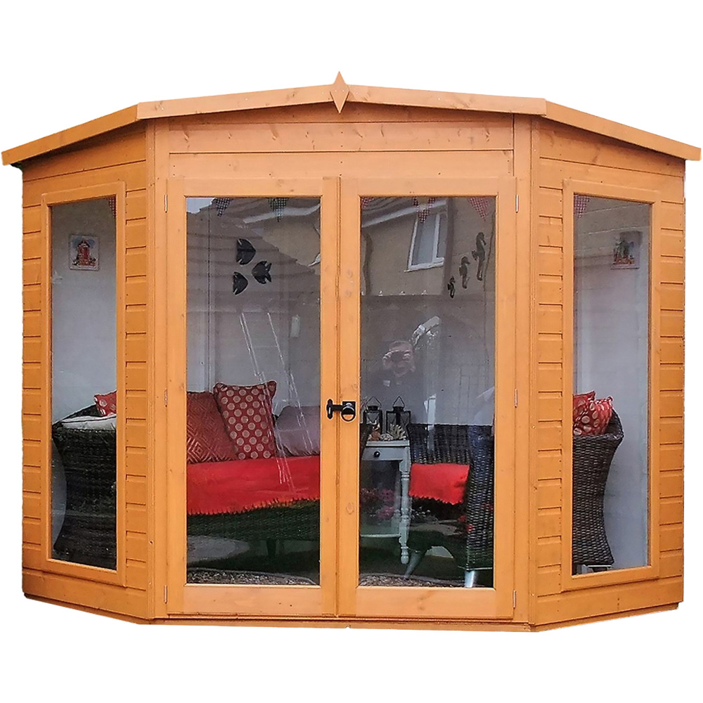 Shire Barclay 7 x 7ft Double Door Traditional Summerhouse Image 1