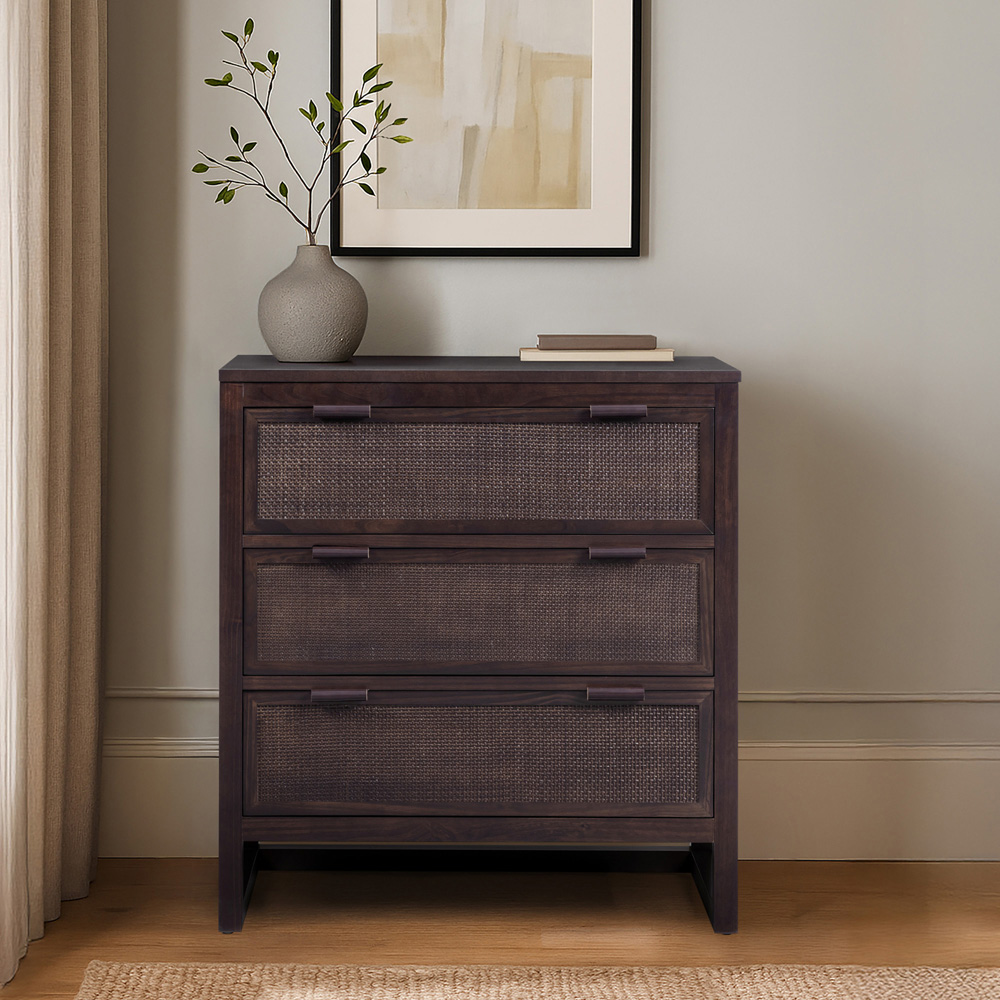 Teamson Home Hatteras 3 Drawer Espresso Dresser Image 8