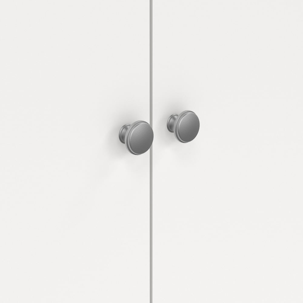 Florence Madrid 2 Door White Wardrobe Image 5
