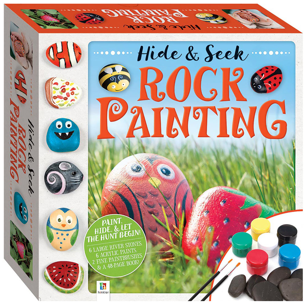 Hinkler Hide and Seek Paint Your Own Rock Kit Image 1