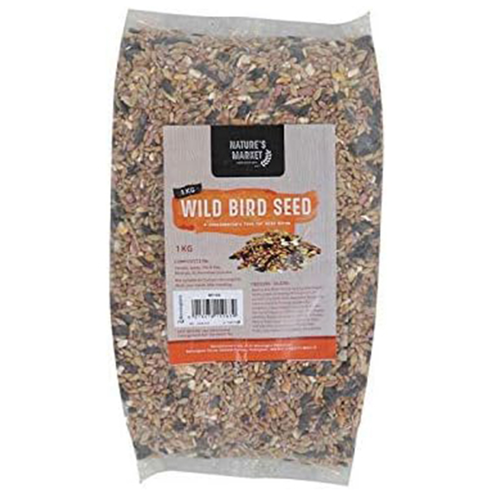 Marco Paul Novelty Hanging Metal Umbrella Girl Bird Feeder with Bird Seed Food 1kg Image 3