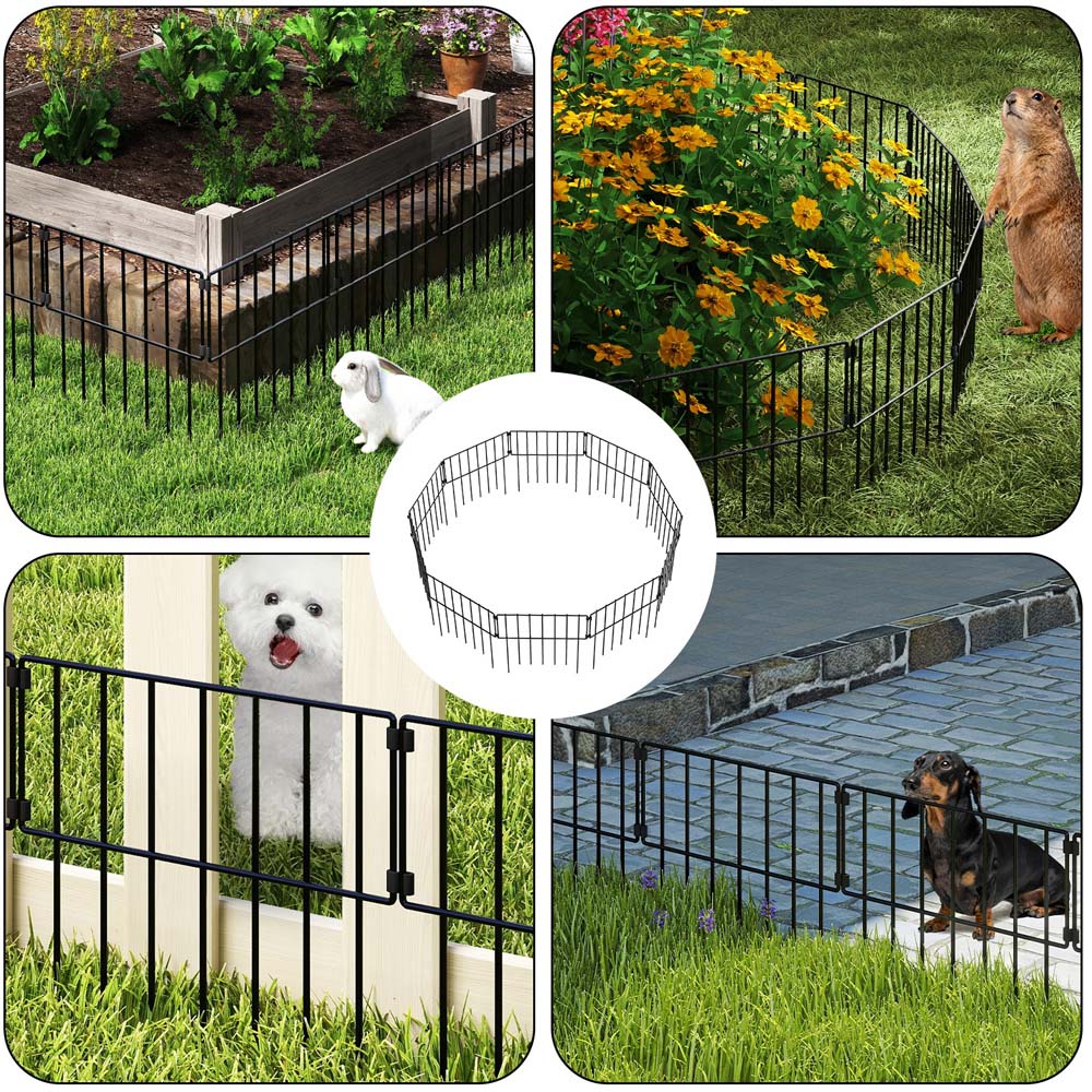 Levede Metal Animal Barrier Garden Fence 42 x 32cm 10 Pack Image 7