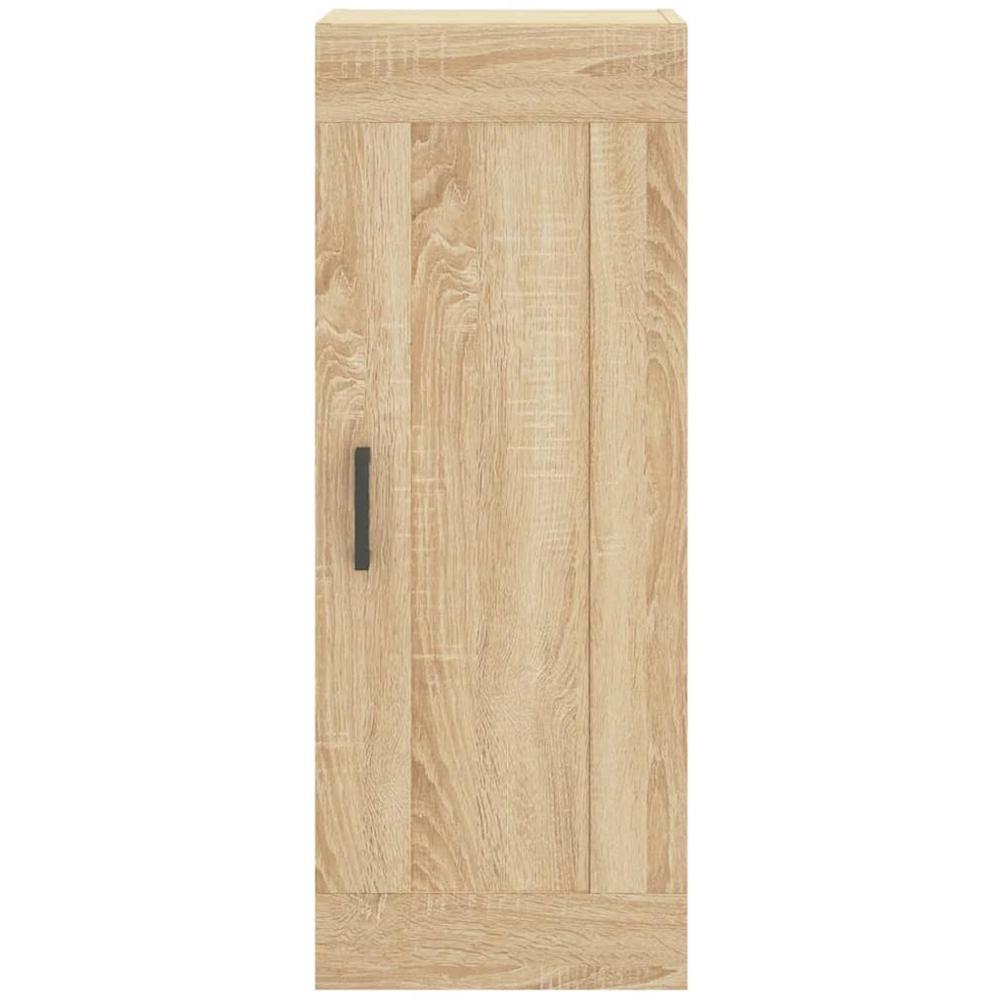 vidaXL Single Door 3 Drawer Brown Oak Highboard Image 7