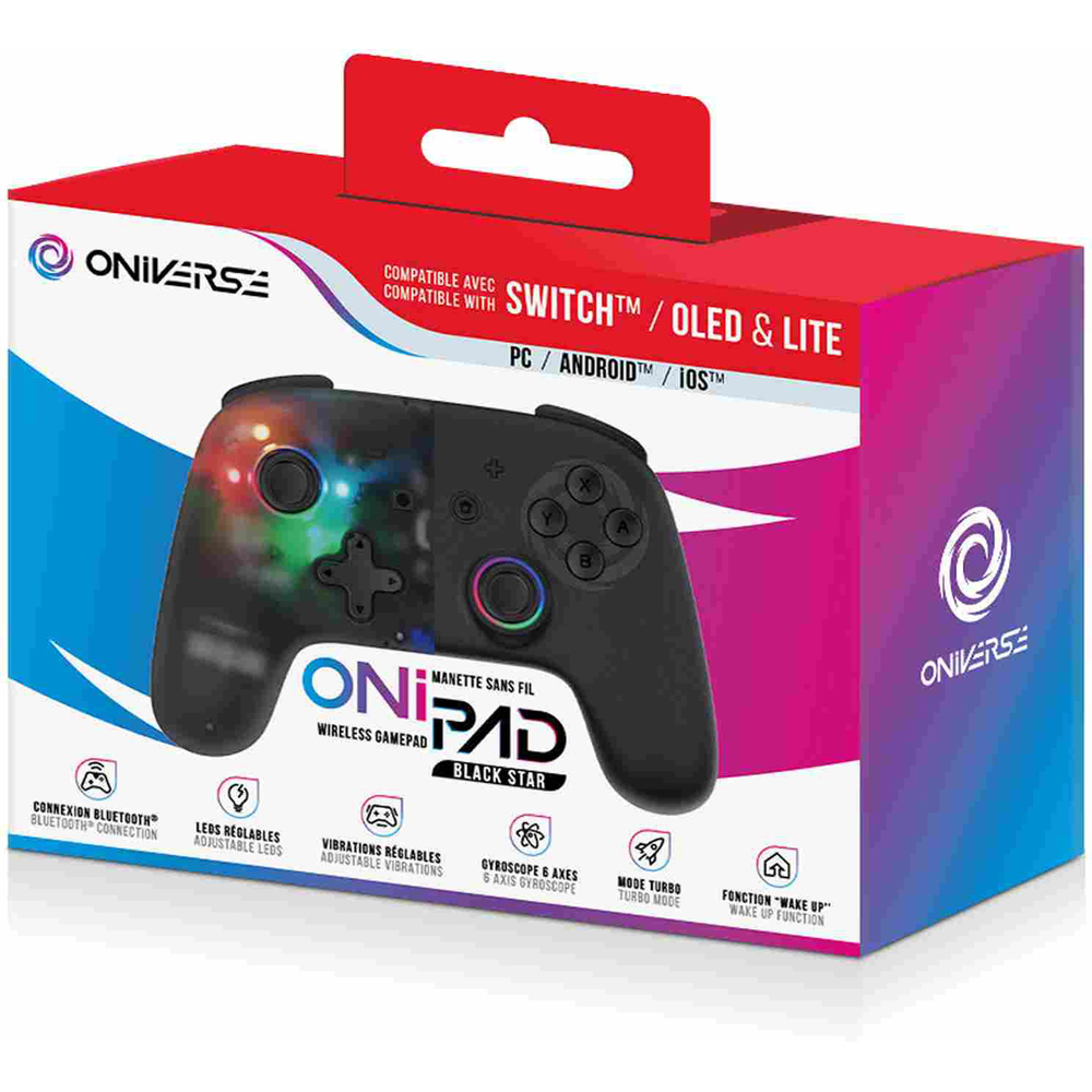 Oniverse Onipad Black Star Bluetooth Gaming Controller Image 4