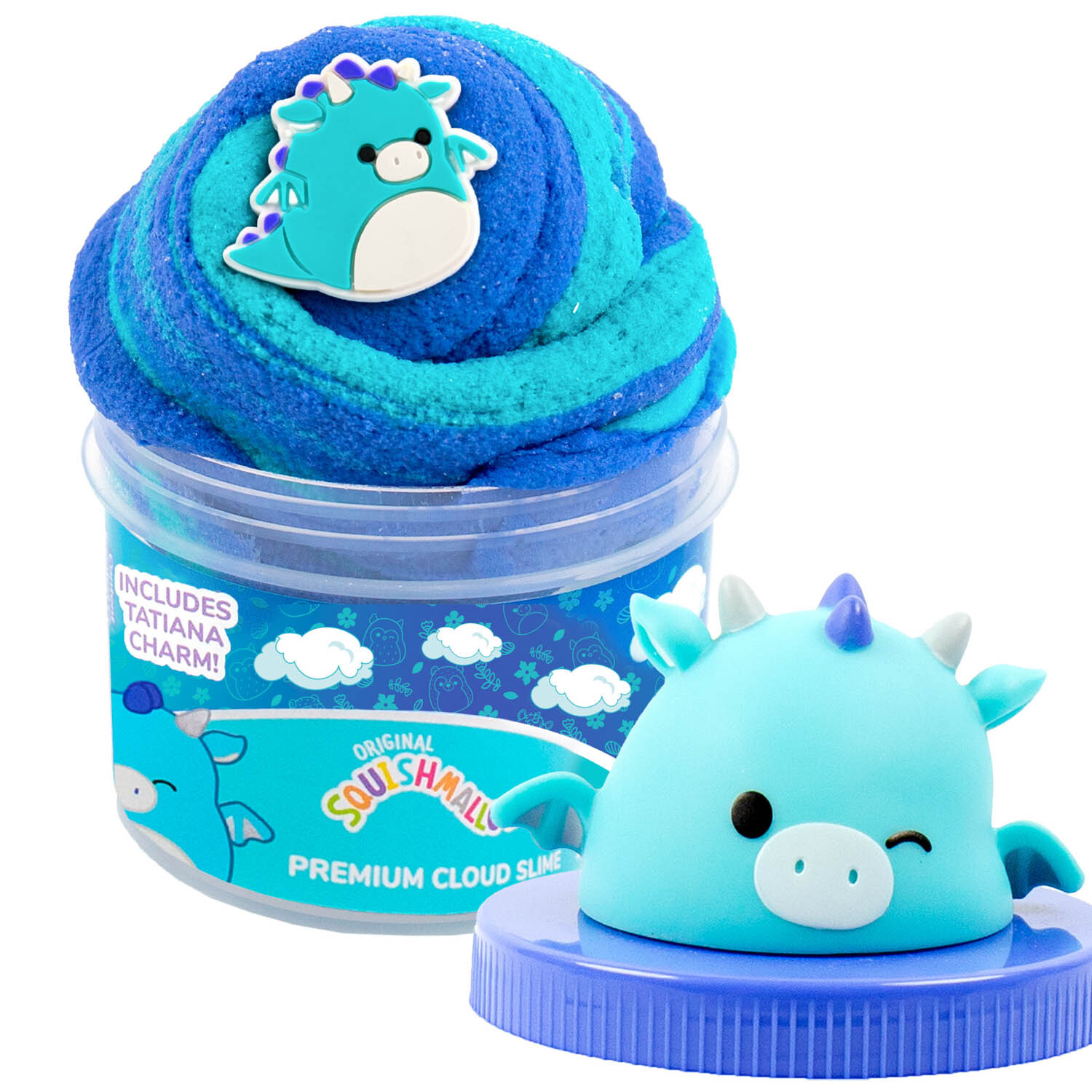 Squishmallows Slime Jar with Topper - Multicolour Image 4