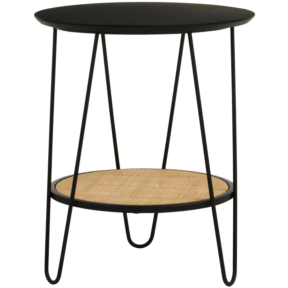 Premier Housewares Side Table with Hairpin Legs Image 3