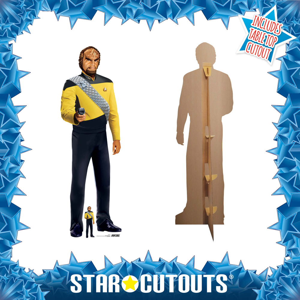 Star Cutouts Worf Cardboard Cutout 6.3ft Image 4