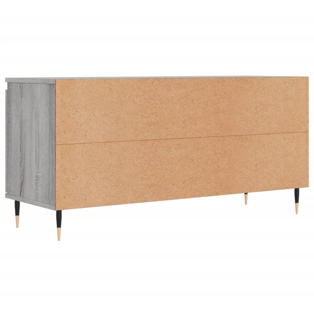 vidaXL 2 Door 2 Shelf Grey Sonoma TV Cabinet Image 8