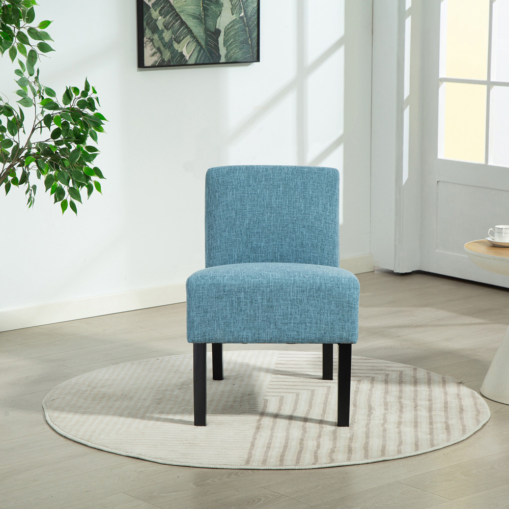 Artemis Home Elara Fabric Teal Accent Chair Image 2