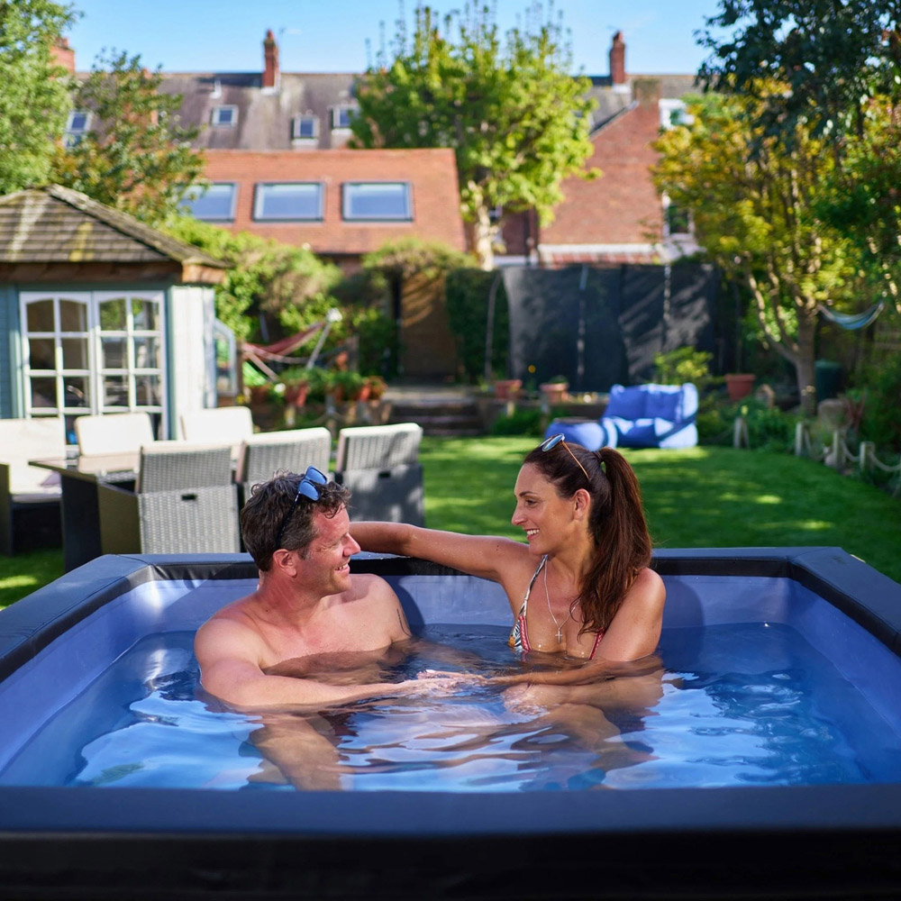Wave Spas Garda 6 Person Pebble White Eco Foam Hot Tub with Integrated Heater Image 4