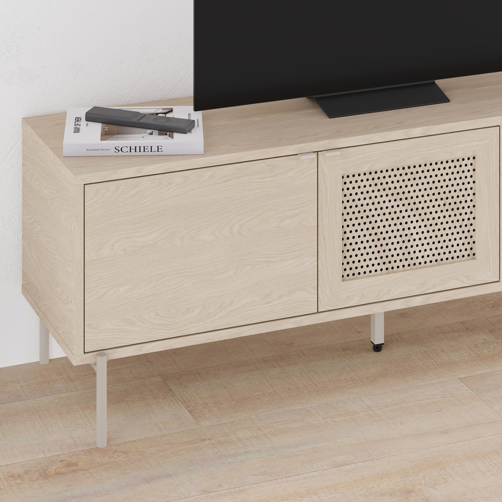 Decortie New Inca 3 Door Pusula Sandstone Metal TV Unit Image 3