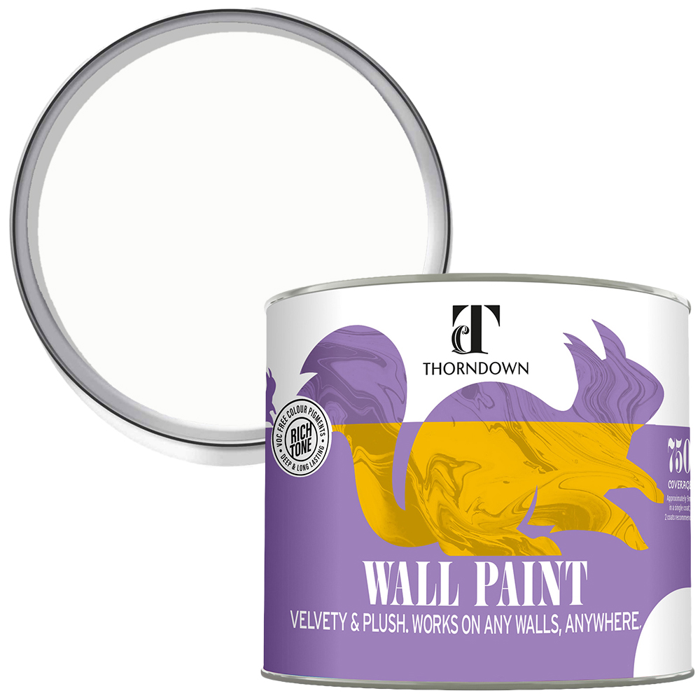 Thorndown Walls and Ceilings Whey White Matt Paint 750ml Image 1