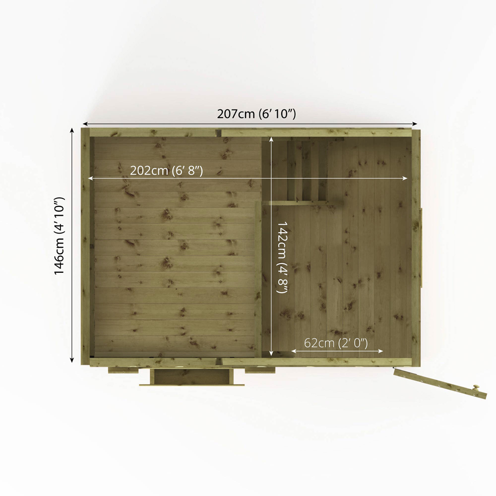 Mercia Double Storey Playhouse 7 x 5ft Image 9