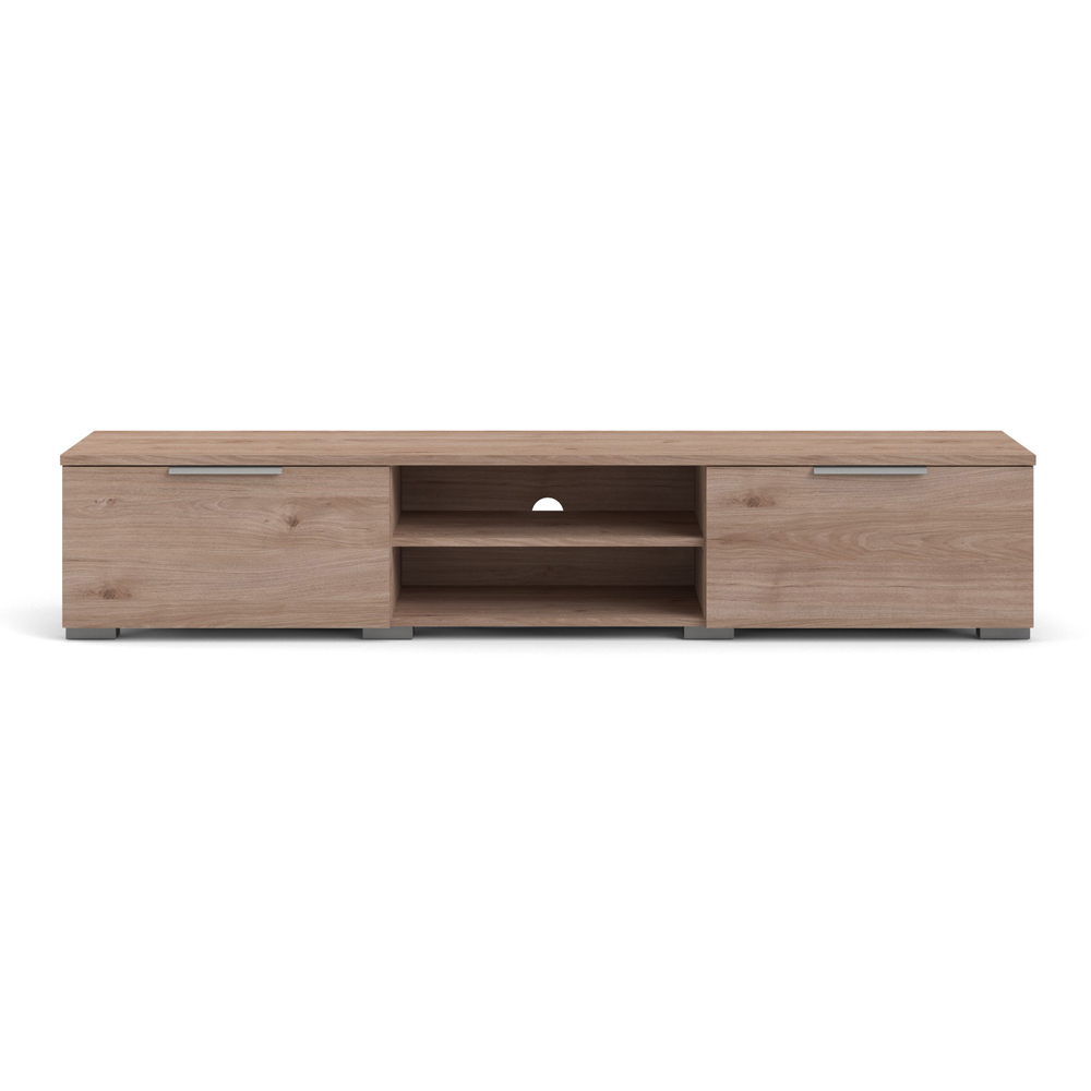 Florence Match 2 Drawers 2 Shelf Jackson Hickory Oak TV Unit Image 3