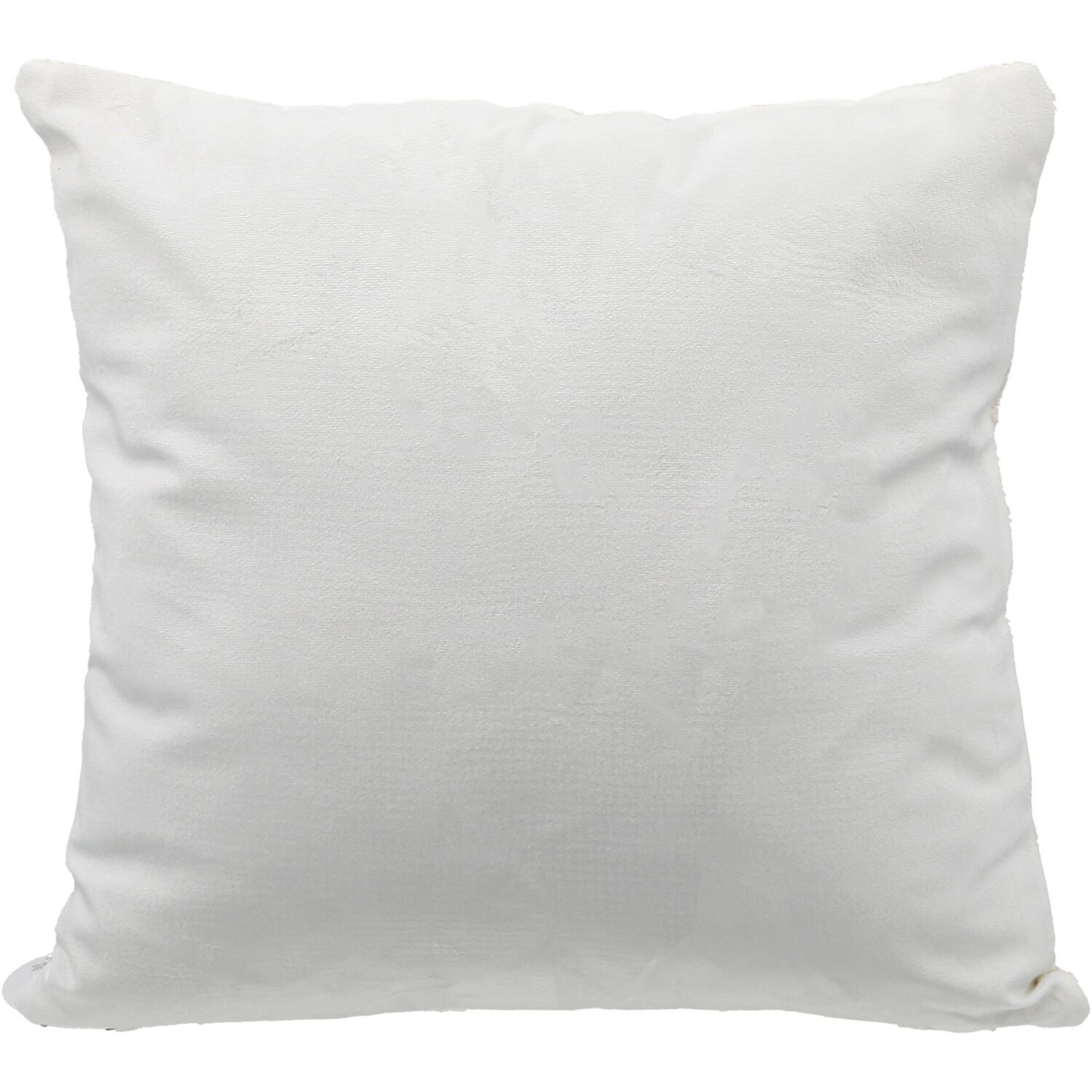 Soft Chenille Boucle Cushion Ivory Image 3