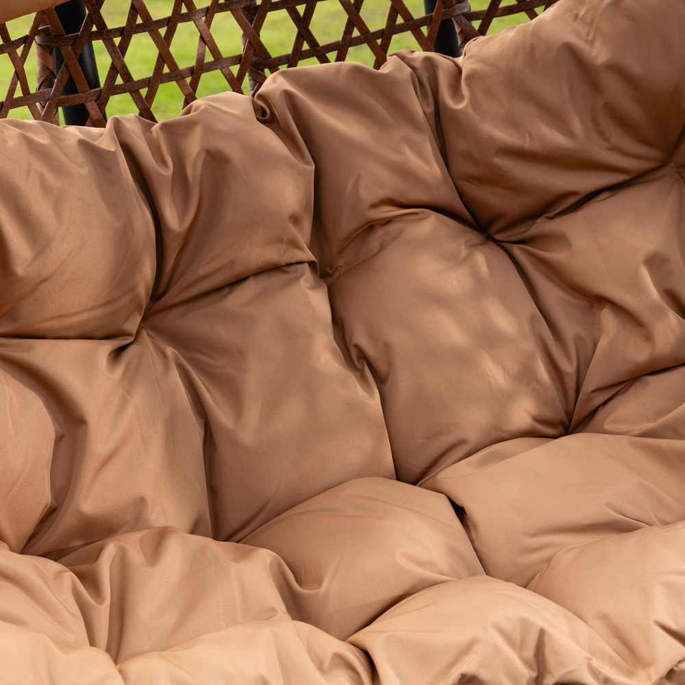 Artemis Home Beauchamp 2 Seater Brown Swing Chair Image 3