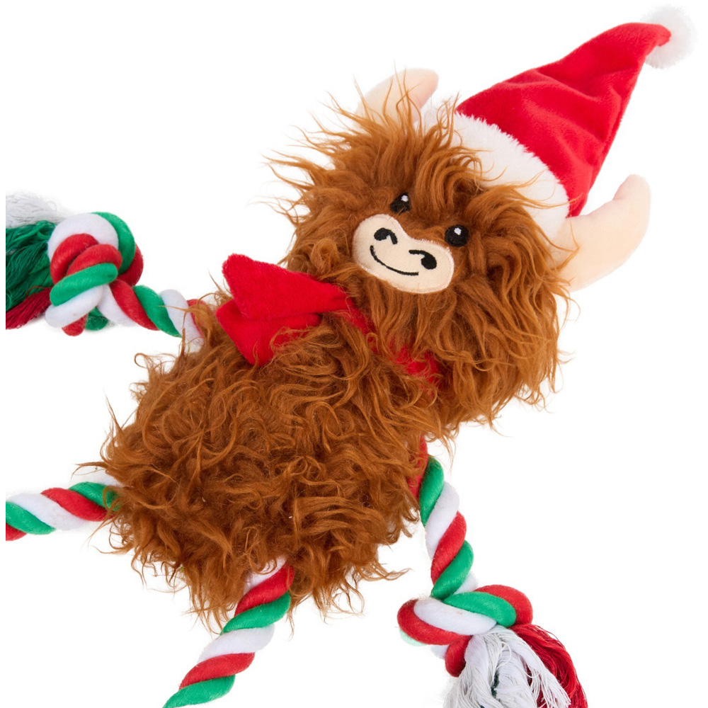 Highland Cow Rope Dog Toy Image 3