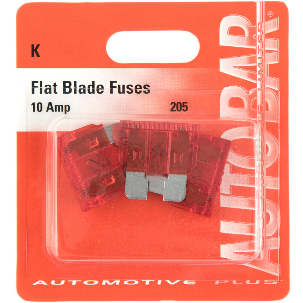 Autobar 10A Flat Blade Fuses Image