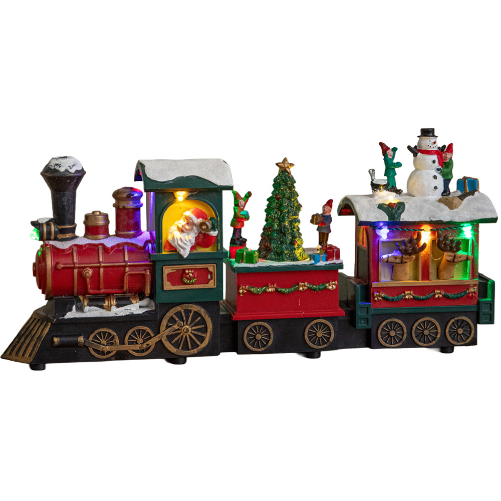Samuel Alexander LED Light Musical Choo Choo Snow Scene Christmas Train 34cm Image 1