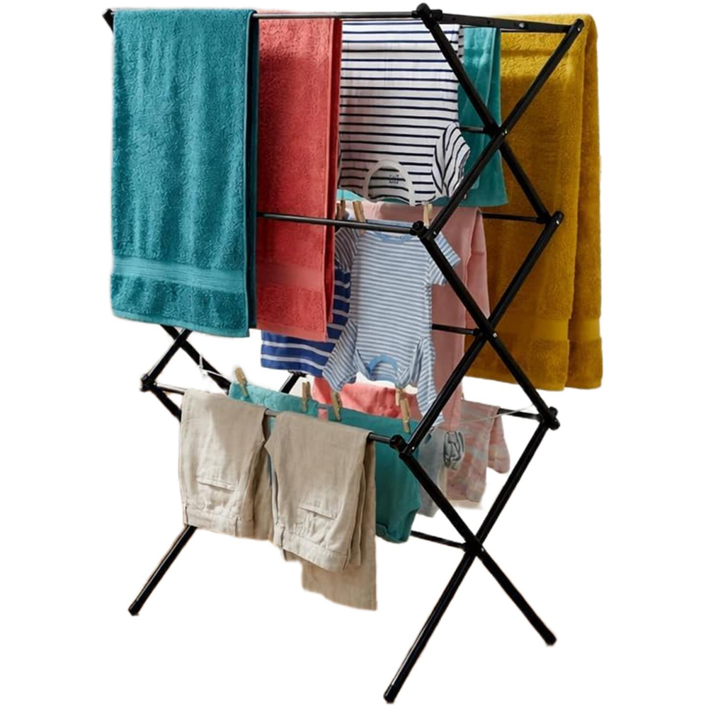 House Of Home 3-Tier Foldable Clothes Airer 16m Image 3