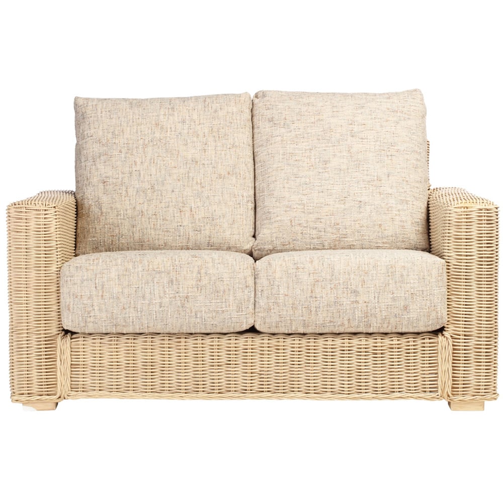 Desser Furniture Burford 2 Seater Natural Rattan and Farrow Sofa Image 3