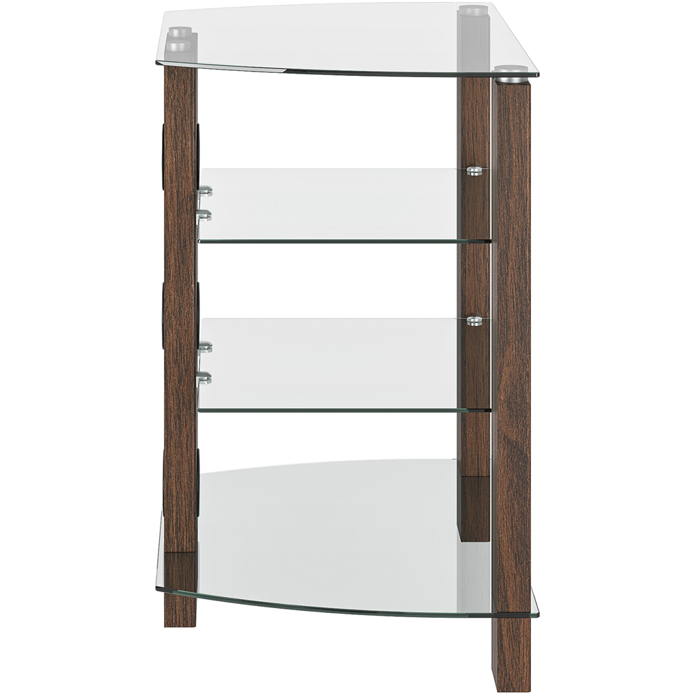 TTAP Walnut 4 Shelf HiFi Entertainment Rack Image 5