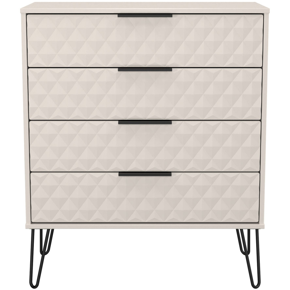 Crowndale Harlequin 4 Drawer Kashmir Matt Chest of Drawers Ready Assembled Image 3