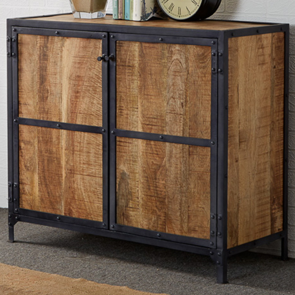 Brooklyn Akos 2 Door Wooden Sideboard Image 1