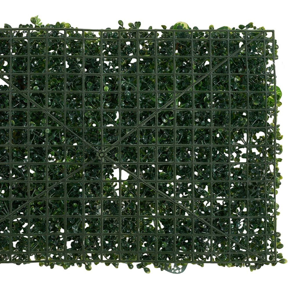Living and Home Green Mixed Artificial Foliage Wall Panel 40 x 60cm Image 7