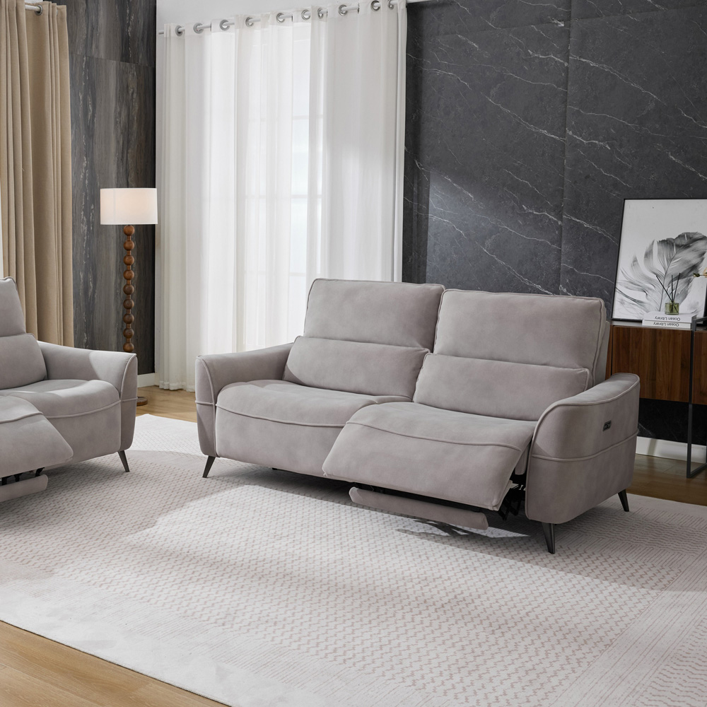 Astoria 3 Seater Oyster Recliner Sofa Image 6