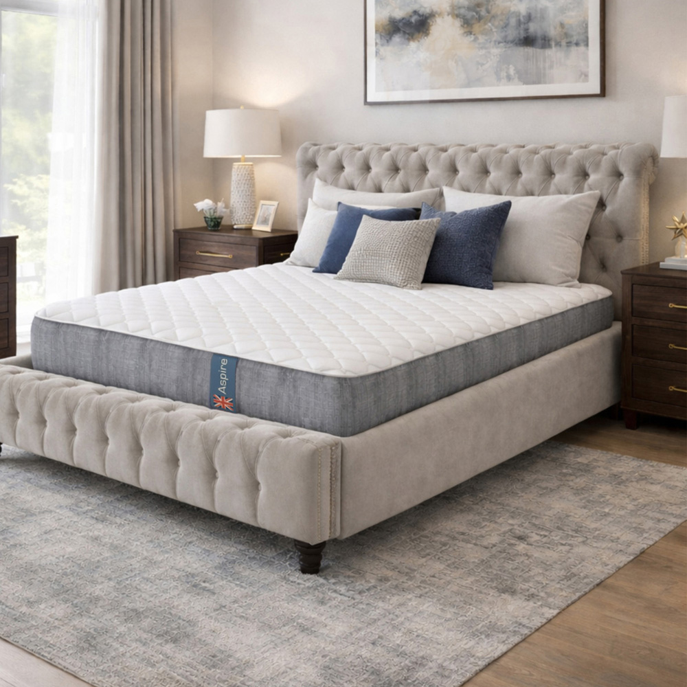 Aspire Heritage Cashmere Small Double Medium Firm Pocket Spring Dual Sided Mattress Image 2