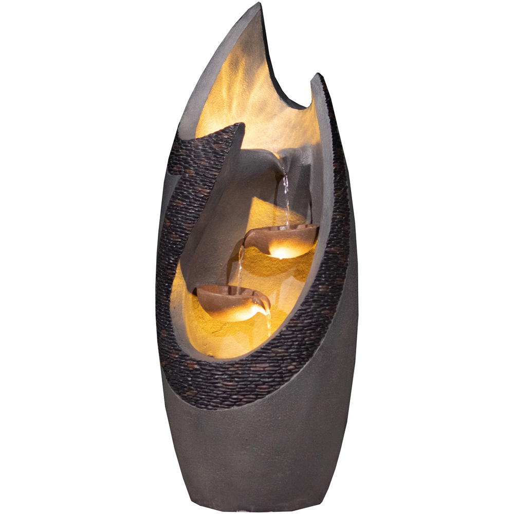 Garden Gear Cascading Wave Water Fountain with LED Light Image 3