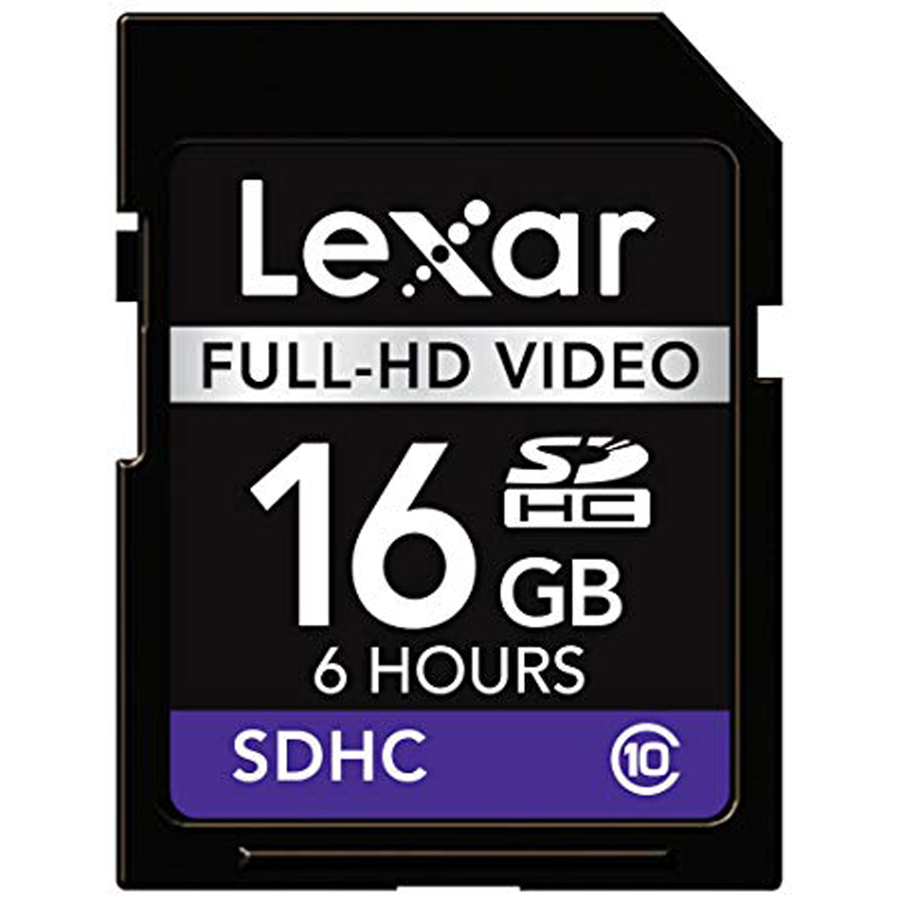 Lexar 16GB SDHC Full-HD Video Card Image