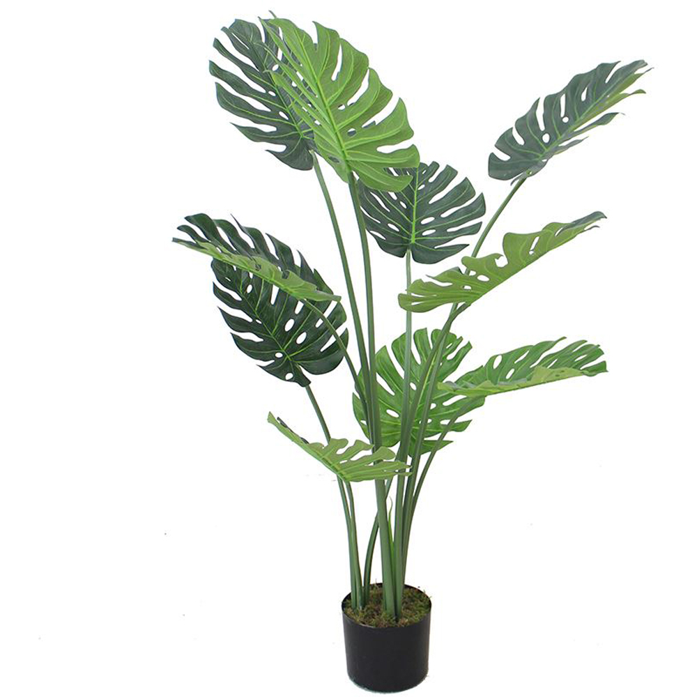 Botanik Monstera Cheese Artificial Plant in Pot 4ft Image 2