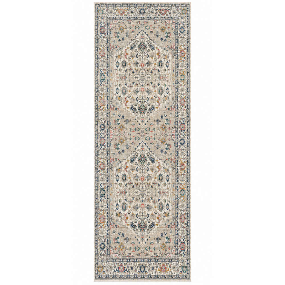 Portland Urco Nico Nuevo Cream Textured Runner Rug 66 x 200cm Image 2