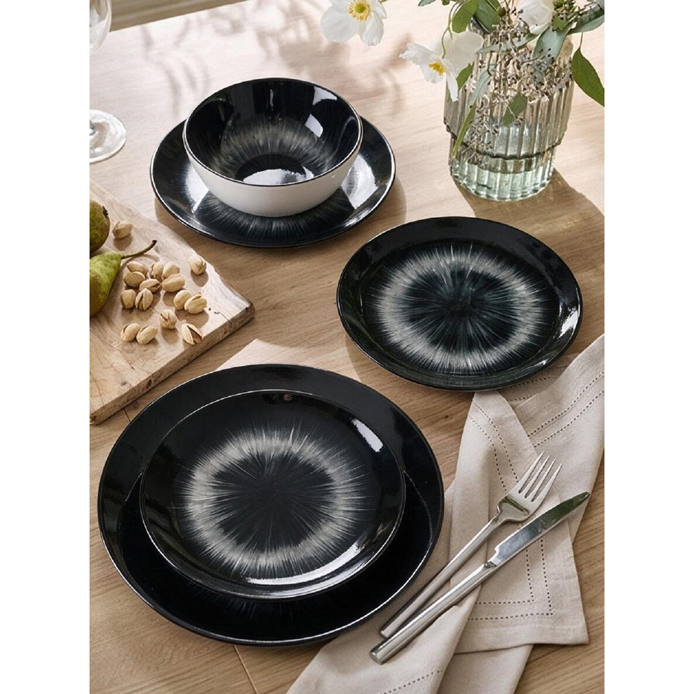 Waterside Black Star 12 Piece Dinner Set Image 4