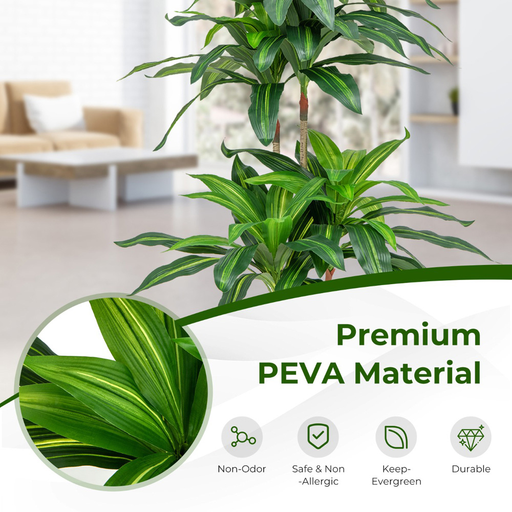 Costway Dracaena Artificial Plant In Pot 5ft Image 6