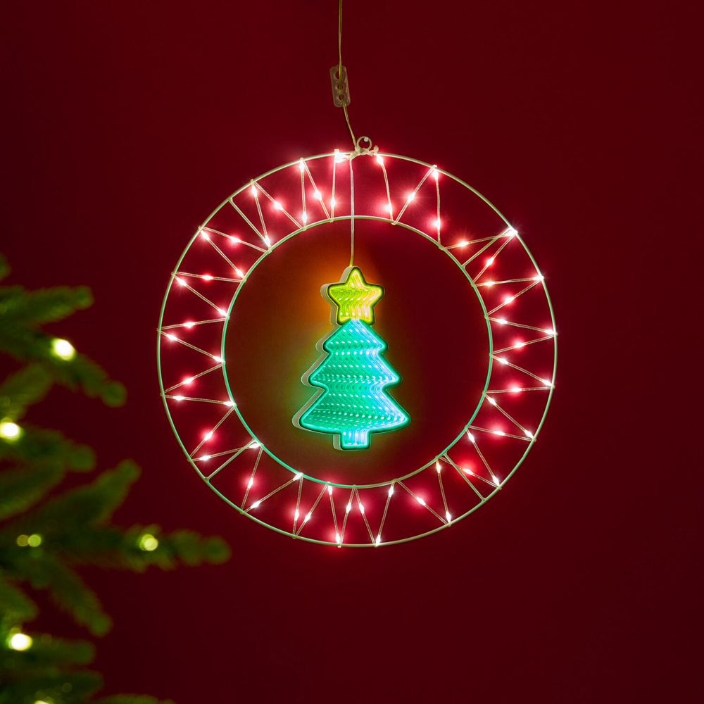 LED Christmas Character Infinity Light Image 2