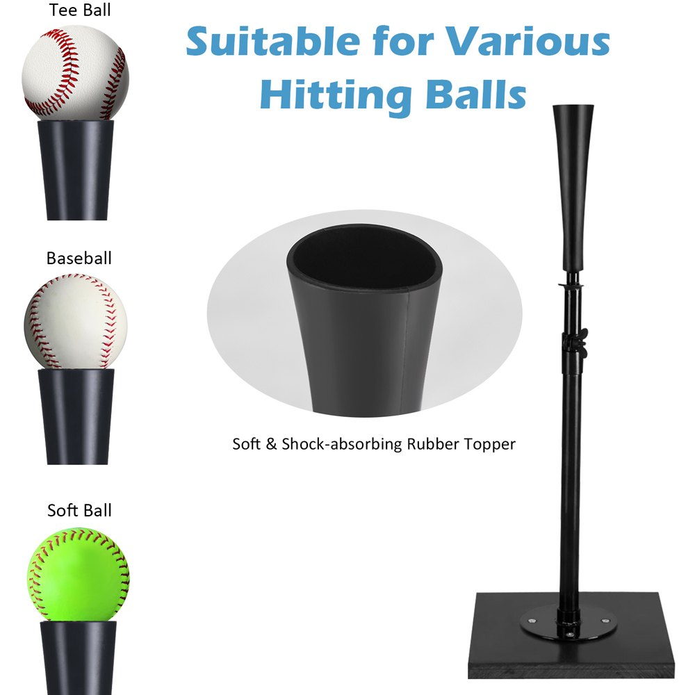 Costway Baseball Batting Tee 63 to 91cm Image 3