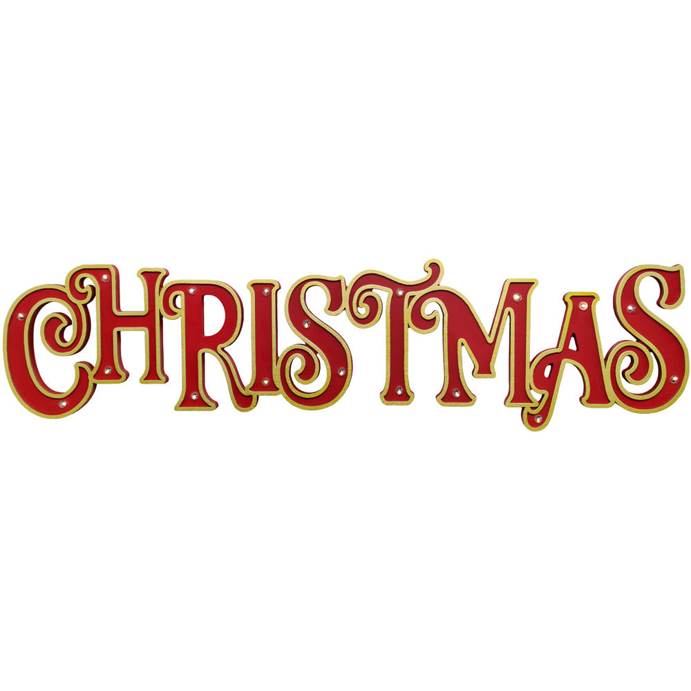 Timeless LED Christmas Decoration - Red Image 1
