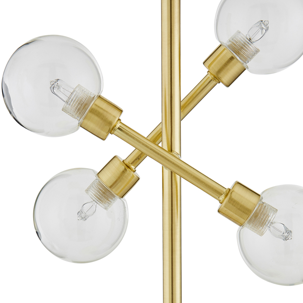 Inlight Sola Brass Clear Glass Table Lamp Image 4