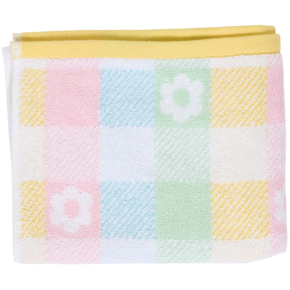 Spring Check Towel Bath Towel Image 1